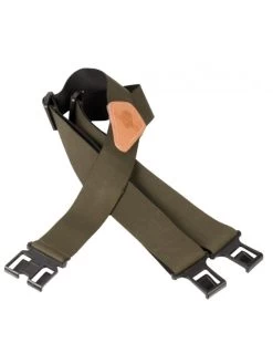 Bretelles Chasse Somlys Vertes Accroche Ceinture