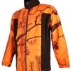 Blouson Polaire Somlys Marron Etcamouflage Orange -Chasse en plein air 485 blouson polaire marron et camouflage orange