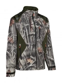 Blouson Chasse Percussion Softshell Ghostcamo Wet