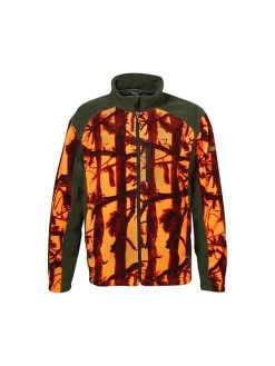 Blouson Polaire Chasse Percussion Ghostcamo Blaze/Black