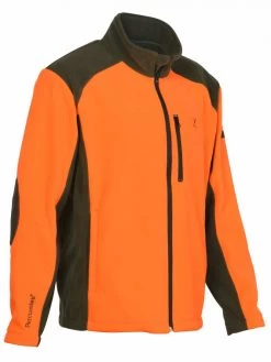 Blouson Chasse Percussion Polairecor Brode Chasse Kaki / Orange