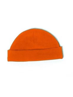 Bonnet Polaire Uni Orange Chasse