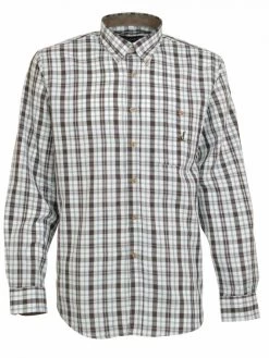 Chemise Chasse Percussion Tradition Marron / Vert