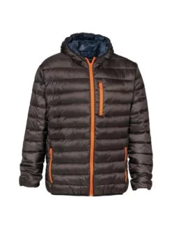 Doudoune A Capuche Explorer Marron