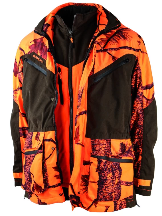 Ensemble Veste Et Polaire Multi Hunt Chasse Somlys 5 Ensemble Veste Et Polaire Multi Hunt Chasse Somlys – Image 3