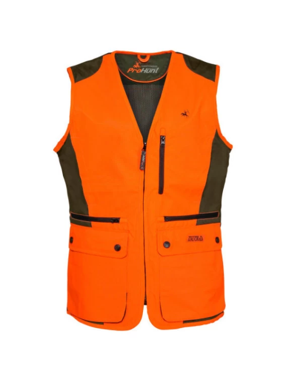 Gilet Chasse Attila Kaki / Orange Prohunt 3 Gilet Chasse Attila Kaki / Orange Prohunt