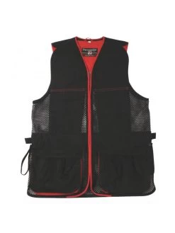 Gilet Ball Trap Percussion Evo Noir / Rouge