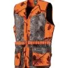 Gilet Chasse Camo Orange-forest Somlys