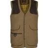 Gilet Chasse Cevrus Club Interchasse Tabac -Chasse en plein air gilet cevrus chasse tabac