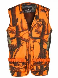 Gilet Chasse Percussion Palombe Ghostcamo Blaze/Black