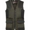 Gilet Chasse Percussion Tradition Broderie Sanglier -Chasse en plein air gilet chasse tradition brode