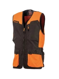 Gilet Chasse Marron-orange Somlys
