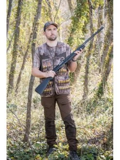 Gilet Chasse Multitubes Forest Somlys -Chasse en plein air gilet multitubes forest 2
