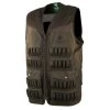 Gilet Chasse Multitubes Vert Somlys -Chasse en plein air gilet multitubes vert