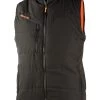 Gilet Chasse Reversible Marron-orange Thermo-hunt -Chasse en plein air gilet reversible marron orange thermo hunt