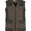 Gilet De Chasse Percussion Tradition Enfant Kaki -Chasse en plein air gilet tradition chasse enfant