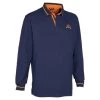 Polo Chasse 200 Manches Longues Marine Ligne Verney-Carron -Chasse en plein air polo 200 manches longues chasse marine ligne verney carron