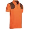 Polo Chasse Hubert Club Interchasse Orange -Chasse en plein air polo hubert chasse orange