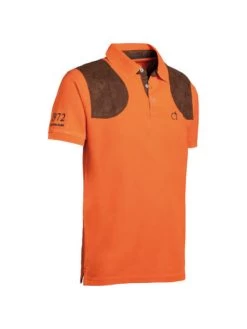 Polo Chasse Hubert Club Interchasse Orange