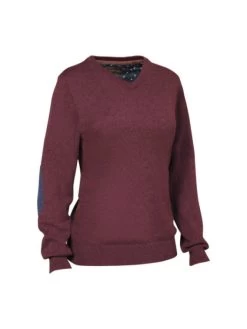 Pull Femme Chasse Arthemis Club Interchasse Prune
