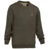 Pull Brode Col Rond Enfant Kaki - Percussion -Chasse en plein air pull brode col rond enfant kaki percussion