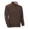 Pull Chasse Fox Zippe Marron Marron Ligne Verney-Carron -Chasse en plein air pull fox zippe marron chasse marron ligne verney carron