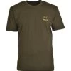 T-Shirt Brode Chasse Kaki - Sanglier -Chasse en plein air t shirt brode chasse kaki sanglier