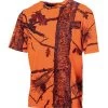 T-shirt Chasse Camo Orange Fire Somlys -Chasse en plein air t shirt camo orange fire