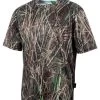 T-shirt Chasse Camo Roseaux Enfant Somlys -Chasse en plein air t shirt camo roseaux enfant