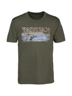 T-Shirt Serigraphie Chasse Kaki - Canard
