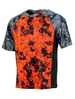 T-shirt Chasse Stretch Digital Orange Somlys