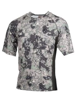 T-shirt Chasse Stretch Digital Vert Somlys