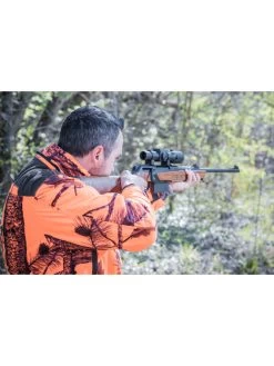 Veste Chasse Camouflage Orange Thermo-hunt -Chasse en plein air veste camouflage orange thermo hunt 2