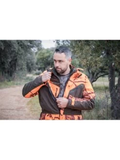 Veste Chasse Chaude Camo Orange Somlys -Chasse en plein air veste chaude camo orange 2