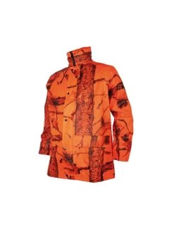 Veste Chasse Pluie Camo Orange Enfant Somlys