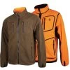 Veste Chasse Polar Reverse Orange-marron Somlys -Chasse en plein air veste polar reverse orange marron 1