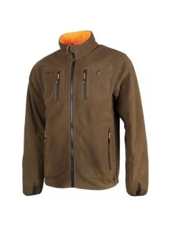 Veste Chasse Polar Reverse Orange-marron Somlys -Chasse en plein air veste polar reverse orange marron 3
