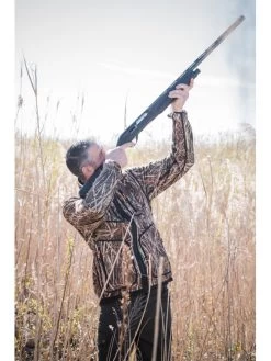 Veste Chasse Polar Reverse Roseaux-marron Somlys -Chasse en plein air veste polar reverse roseaux marron 2