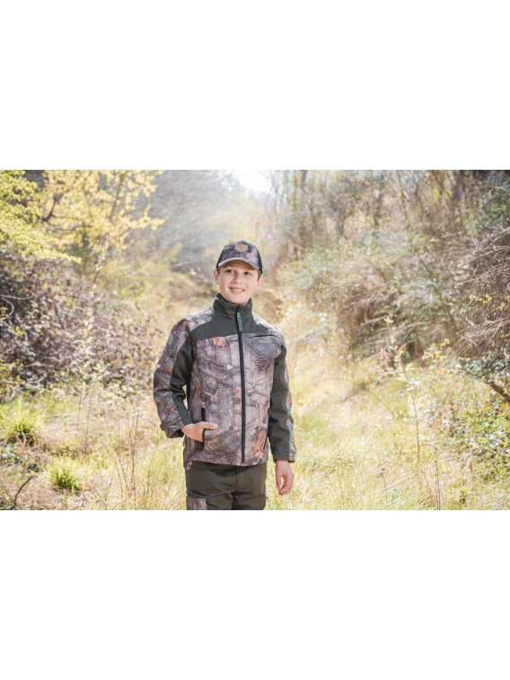 Veste Chasse Renforcée Oxford Camo Forest Enfant 5 Veste Chasse Renforcée Oxford Camo Forest Enfant – Image 3