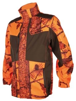 Veste Chasse Softshell Camo Orange Summer Somlys