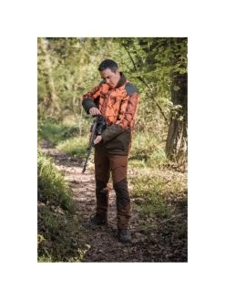 Veste Chasse Treeland Camouflage Orange-3DX -Chasse en plein air veste treeland camouflage orange 3dx 4